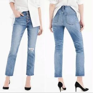 JCrew Vintage Straight Button Fly Jeans